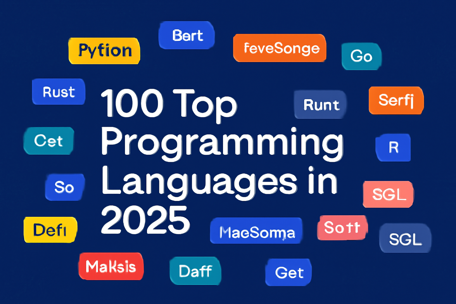 Top 100 Programming Languages to Learn in 2025