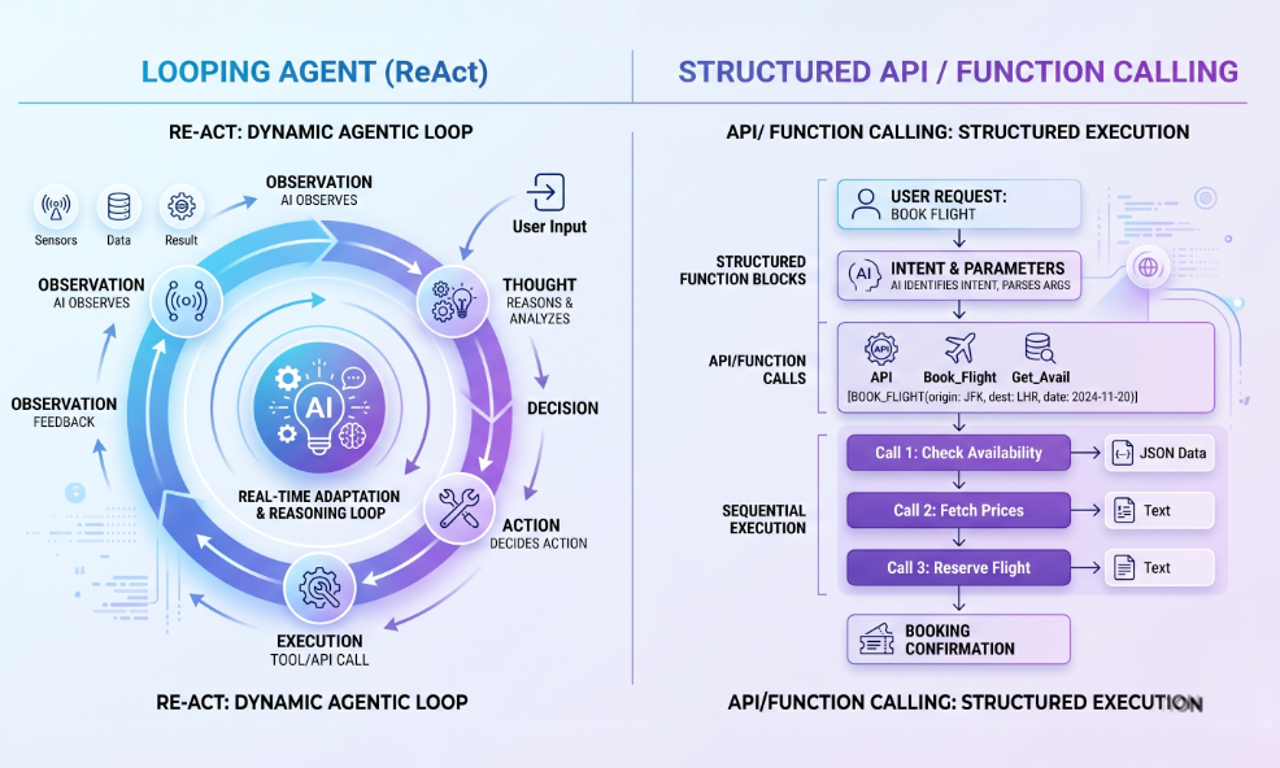 Model Vs. Function React vs Function Calling: 2026 AI Architectures Explained